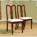 Free correlative roadmap for Anne Solid mahogany Queen Ann Dining Chairs (Set of 2)