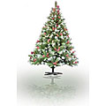 Decorated 7-foot Artificial Christmas Tree