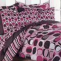 Opus Pink Queen-size Bed in a Bag with Sheet Set