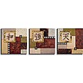 Marcon 'Peace, Strength, and Heaven' Canvas 3-piece Set