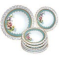porcelain Flowers helpful sources Flower Bloom 7-piece Fine Porcelain Serving Set