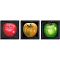 Nelly Arenas 'Apples' Framed Canvas Art 3-piece Set