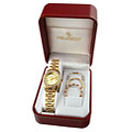 Peugeot Women's Goldtone Interchangeable Watch Set