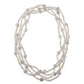 Cultured White Freshwater Pearl 100-inch Endless Necklace (5-11 mm)