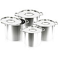 Professional Stainless Steel 8-piece Stock Pot Set