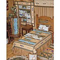 Fly Fishing Queen Cotton Quilt