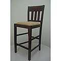 Dark Mahogany Skillman Counter Stool with Neutral Seat