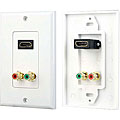 PylePro PHDMRCF2 HDMI Jack and Dual Audio Jack Wall Plate