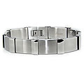 Stainless Steel Men's Smooth Link Bracelet