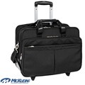 McKlein Roosevelt Black Nylon Detachable-Wheeled Laptop Case