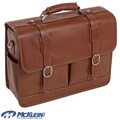 McKleinUSA Beverly Brown Leather Laptop Case