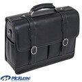 McKleinUSA Beverly Black Leather Laptop Case