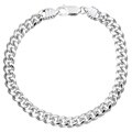 Platifina 8.5-inch 6mm Classic Cuban Link Bracelet