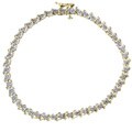 10k Yellow Gold 1/2ct TDW Diamond Bracelet (J-K, I2)