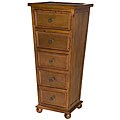 Wood 5-drawer Reverse Pyramid Cabinet