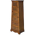 Wood 6-drawer Pyramid Cabinet