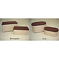 Seagrass Brown Seat Trunk/ Benches (Set of 2)