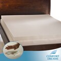 Comfort Dreams Ultra Soft 3-inch Queen/ King-size Memory Foam Mattress Topper