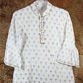 Beaded 'Golden Sunflower' Cotton Blouse (India)