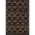 Hand-tufted Wool and Silk Rug (2'3 x 8')