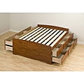 Chelsea Cherry 12-drawer Platform Storage Double Bed