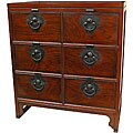 Black Iron Handle End Cabinet (China)