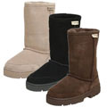 Bearpaw Children's Lug Sole Shearling Boots