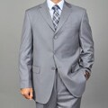 Giorgio Fiorelli Men's 3-button Solid Grey Suit