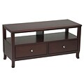 TV Stand with Merlot Finish