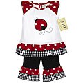 JoJo Designs Infant Girl's Ladybug 2-piece Outfit