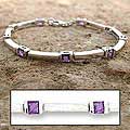 'Current' Amethyst Bracelet (India)