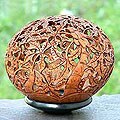 Coconut Shell 'Papaya Trees' Sculpture (Indonesia)