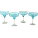 Margarita 'Aqua Freeze' Set of 4 Glasses (Mexico)