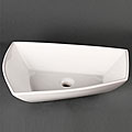 Geyser White Vitreous Porcelain Ceramic Bathroom Vessel Sink
