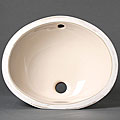Geyser Almond Vitreous Porcelain Ceramic Undermount Bathroom Sink
