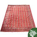 Pakistani Bokhara Red Rug (9' x 12')