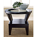 Morgan Round Glass End Table