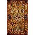 Handmade Diamond Bakhtiari Multi/ Red Wool Runner (2'3 x 4')