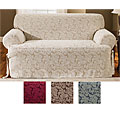 Scroll T-cushion Loveseat Slipcover