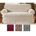 Scroll T-cushion Sofa Slipcover