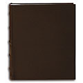 Pioneer Sewn European Bonded Brown Leather Bookbound Bi-directional Memo Albums (Pack of 2)