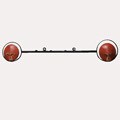Hand-crafted Wall Metal Coat Rack (Ghana)