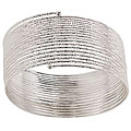 Silvertone Slinky Bracelet