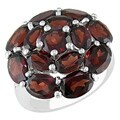 Sterling Silver Garnet Ring