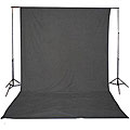 Lumiere L.A. 10x20-foot Black Muslin Backdrop