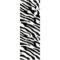 Handmade Zebra Wave White/ Black N. Z. Wool Runner (2'6 x 14')