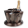 Antique Embossed Four-bottle Wine Chiller