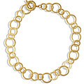 Goldtone 24-inch Monde Chain Necklace