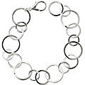 Silvertone Monde Chain Bracelet