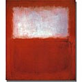 Mark Rothko, 'White over Red' Unframed Stretched-canvas Art